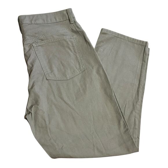 Patagonia Classic Straight Pants 5 Pocket Cropped River Rock Green Women's 10 - Picture 8 of 8